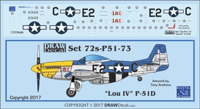1:72 N.A. P-51D Mustang "Lou IV"