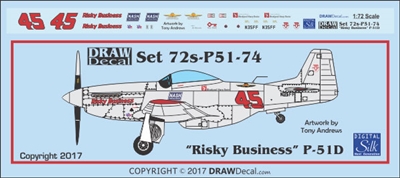 1:72 N.A. P-51D Mustang "Risky Business"