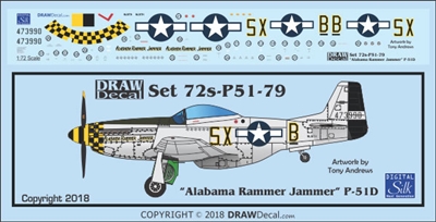1:72 N.A. P-51D Mustang "Alabama Rammer Jammer"