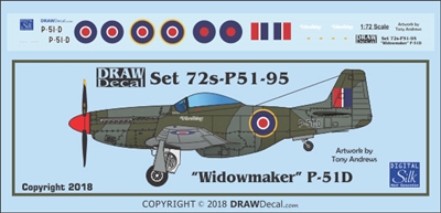 1:72 N.A. P-51D Mustang "Widowmaker"