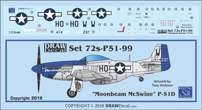 1:72 N.A. P-51D Mustang "Moonbeam McSwine"