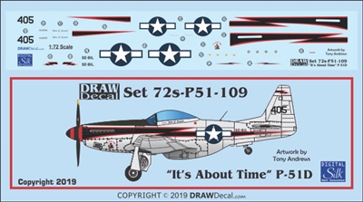 1:72 N.A. P-51D Mustang "It's About Time"