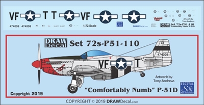 1:72 N.A. P-51D Mustang "Comfortably Numb"