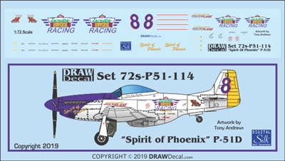 1:72 N.A. P-51D Mustang "Spirit of Phoenix"