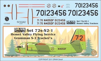 1:72 Hemt Valley Fire Bomber S2 Tracker