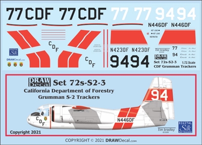 1:72 California Department of Forestry Grumman S2 Tracker