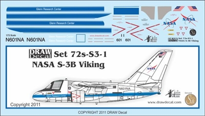 1:72 NASA Lockheed S3B Viking