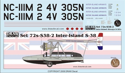 1:72 Inter Island Airways S.38 Flying Yacht
