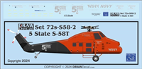 1:72 5 State Helicopters Sikorsky S.58T 'The Screaming Mimi'