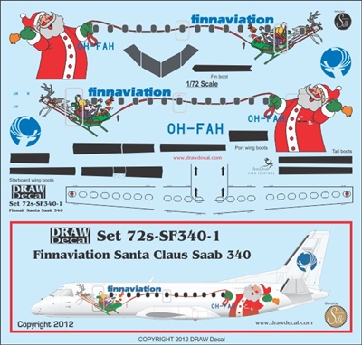 1:72 Finnaviation 'Santa Claus' Saab 340
