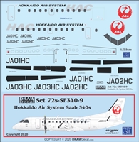 1:72 Hokkaido Air System Saab 340B