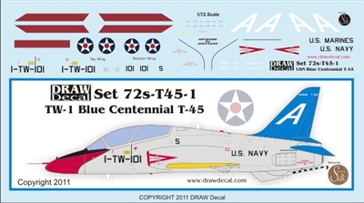 1:72 US Navy TW-1 Centennial T-45C Goshawk