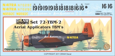 1:72 Aerial Applicators TBM Avenger
