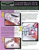 Clear Decal Paper (Single Sheet), Ink Jet