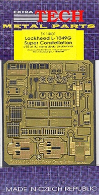 1:144 Etch Brass Details, L.1049 Constellation (Minicraft)