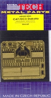 1:144 Etch Brass Details, Douglas DC-3