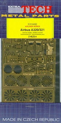 1:144 Etch Brass Details, Airbus A.320 / A.321