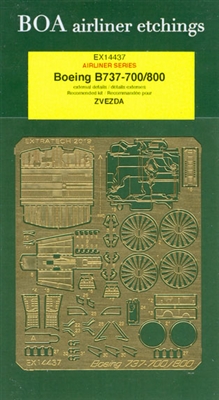 1:144 Etch Brass Details, Boeing 737-700 / -800 (Zvezda)