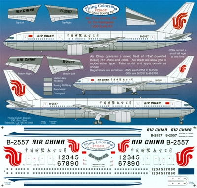 1:200 Air China Boeing 767-200/-300