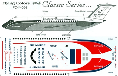 1:144 Braniff BAC 1-11-200