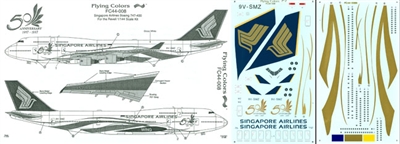 1:144 Singapore Airlines '50th Anniversary' Boeing 747-412