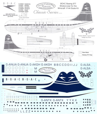 1:144 BOAC Boeing 377 Stratocruiser