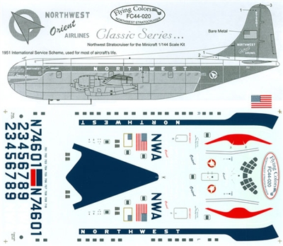 1:144 Northwest Boeing 377 Stratocruiser