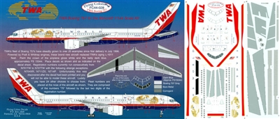 1:144 Trans World Airlines Boeing 757-200