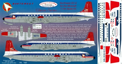 1:144 Northwest Douglas DC-6 *Sold Out*