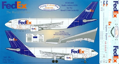 1:144 FedEx Airbus A.310-200F/-300F