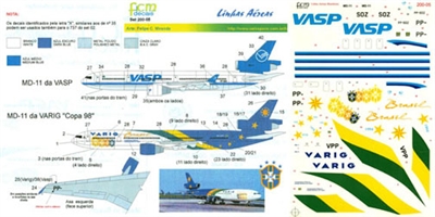 1:200 Varig 'World Cup' MD-11, VASP MD-11 *Sold Out*