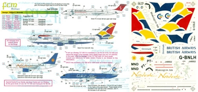1:200 British Airways 'Wings' Boeing 747, Nordeste Boeing 737
