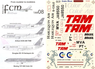 1:144 Color Air Boeing 737, TAM A.330