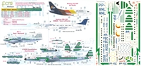 1:144 REAL Aerovias L.1049H, DC-3, Air Pacific B.737-300