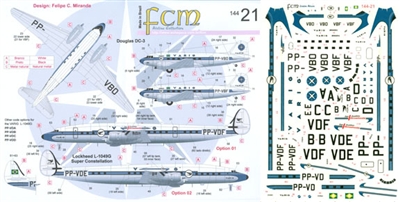 1:144 Varig DC3, L.Constellation *Sold Out*