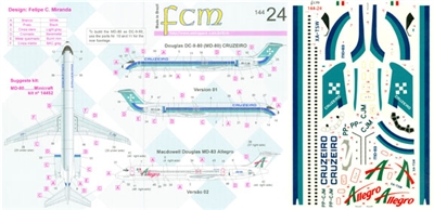 1:144 Cruzeiro, Allegro McDD MD-80