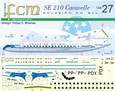 1:144 Cruzeiro Se.210 Caravelle