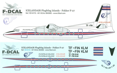1:144 Flugfelag Airlines Fokker F.27