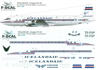 1:144 Icelandair Douglas DC-6B