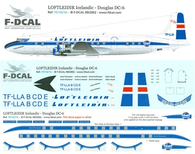 1:144 Loftleidir Icelandic Douglas DC-6