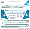 1:144 Luxair Boeing 707-320