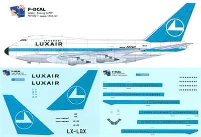1:144 Luxair Boeing 747SP