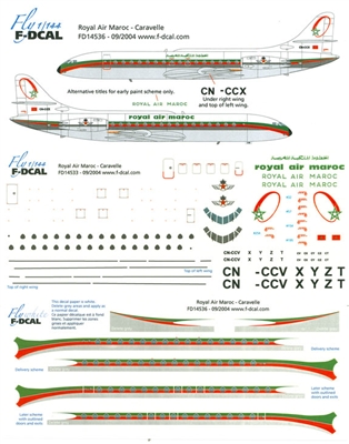 1:144 Royal Air Maroc Se.210 Caravelle