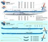 1:144 United Airlines Vickers Viscount 700