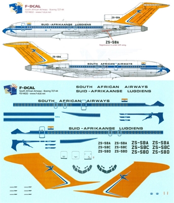 1:144 South African Airways Boeing 727-100