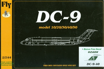 1:144 Douglas DC-9-40 (or -30), Ozark Airlines