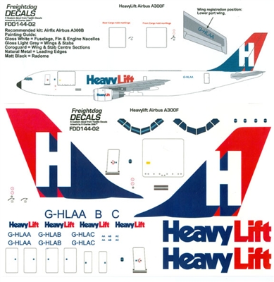 1:144 HeavyLift Airbus A.300B4F