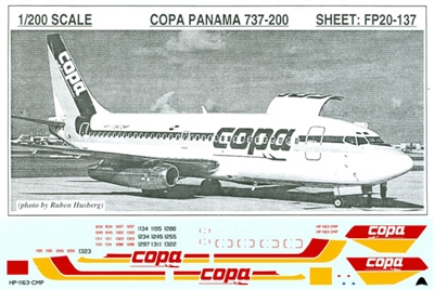 1:200 COPA Panama Boeing 737-200