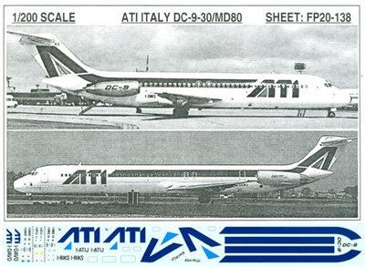 1:200 ATI Italy Dougllas DC-9-30 / MD80