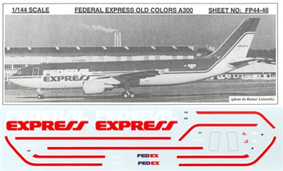 1:144 Federal Express A.300-600F